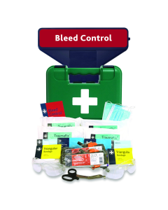 Public Access Trauma (PAcT) First Aid Kit - AuraPoint Bleed Control - Titan Box - Large - Green