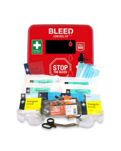 Public Access Trauma (PAcT) First Aid Kit - 3 Application - Bleed Control Cabinet