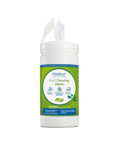 Hadron Green 3 in 1 Wipes Tub x 100