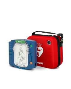 Philips HeartStart HS1 Defibrillator with Adult Pads & Standard Carry Case