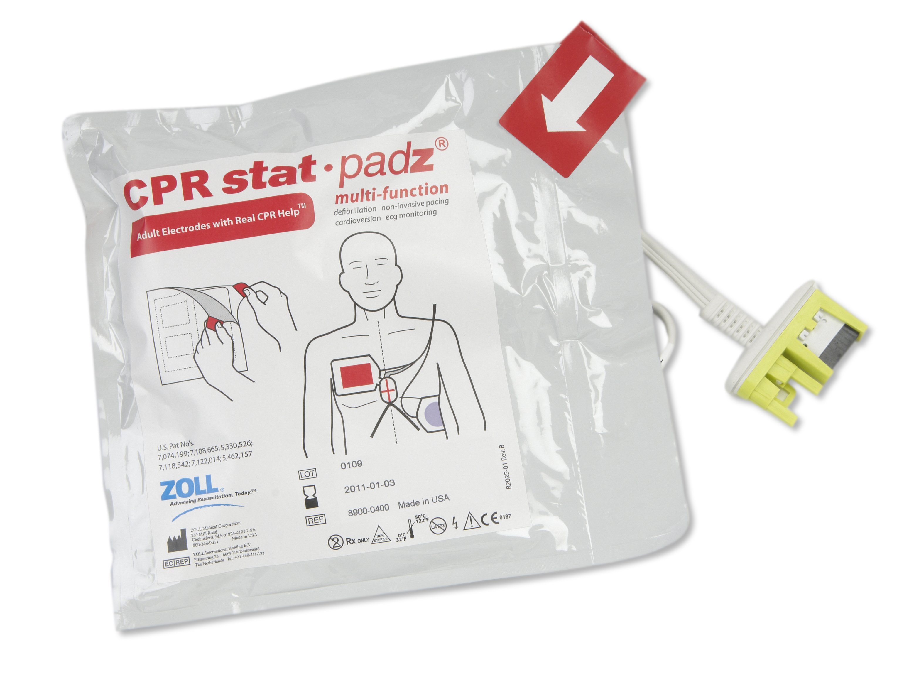 その他 Resuscitation [CD] OneStep CPR AP Resuscitation Electrode for ZOLL M & R Series