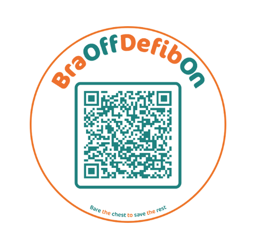 defibrillating women pledge QR code